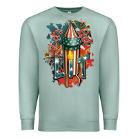 Seafoam Let's get lit Premium Sweatshirt - FaDigitalArtStudio