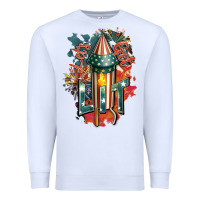 White Let's get lit Premium Sweatshirt - FaDigitalArtStudio