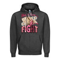 Charcoal Heather this is how i fight Zipper Hoodie - CowGirlArtShop
