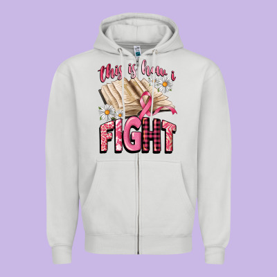 This Is How I Fight Zipper Hoodie Designed By Cowgirlartshop