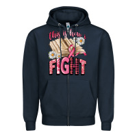 Navy this is how i fight Zipper Hoodie - CowGirlArtShop