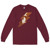 Burgundy Cowhide Patterned Lightning Long Sleeve Tee - Bettercallsaul