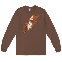 Chestnut Cowhide Patterned Lightning Long Sleeve Tee - Bettercallsaul