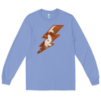 Colony Blue Cowhide Patterned Lightning Long Sleeve Tee - Bettercallsaul