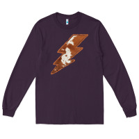 Plum Cowhide Patterned Lightning Long Sleeve Tee - Bettercallsaul
