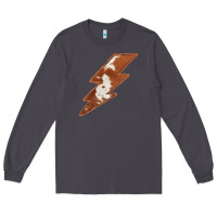 Smoke Cowhide Patterned Lightning Long Sleeve Tee - Bettercallsaul