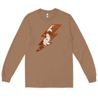 Toasted Coconut Cowhide Patterned Lightning Long Sleeve Tee - Bettercallsaul