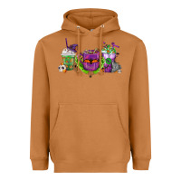 Meerkat Halloween Coffee Cups Heavyweight Hoodie - FaDigitalArtStudio