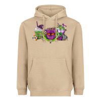 Mushroom Halloween Coffee Cups Heavyweight Hoodie - FaDigitalArtStudio