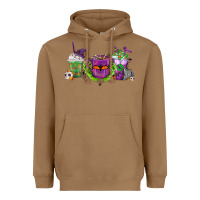Toasted Coconut Halloween Coffee Cups Heavyweight Hoodie - FaDigitalArtStudio