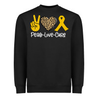Black Peace Love Cure Heavyweight Sweatshirt - Bettercallsaul