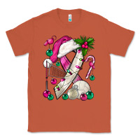 Copper Pink Christmas Breast Cancer Ribbon Volleyball Classic Tee - BundleAndBundleShop