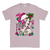 Lilac Pink Christmas Breast Cancer Ribbon Volleyball Classic Tee - BundleAndBundleShop