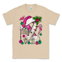 Mushroom Pink Christmas Breast Cancer Ribbon Volleyball Classic Tee - BundleAndBundleShop