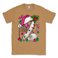 Toasted Coconut Pink Christmas Breast Cancer Ribbon Volleyball Classic Tee - BundleAndBundleShop
