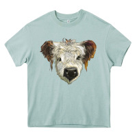 Arona white calf scottish Heavy Core Tee - BarkalooDesign