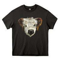 Asphalt white calf scottish Heavy Core Tee - BarkalooDesign
