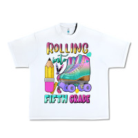 White rolling into fifth grade Urban Heavy Tee - BundleAndBundleShop