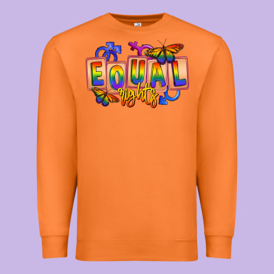 Equal Rights Premium Sweatshirt Designed By Fadigitalartstudio