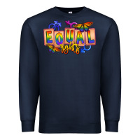 Navy Equal rights Premium Sweatshirt - FaDigitalArtStudio