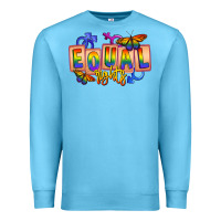 Ocean Blue Equal rights Premium Sweatshirt - FaDigitalArtStudio