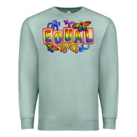 Seafoam Equal rights Premium Sweatshirt - FaDigitalArtStudio