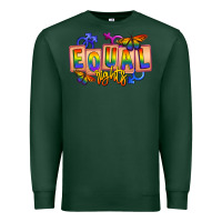 Sports Green Equal rights Premium Sweatshirt - FaDigitalArtStudio