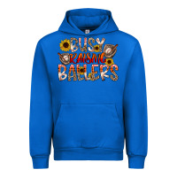 Cobalt Busy Raising Ballers Urban Hoodie - CowhideDigitalArt