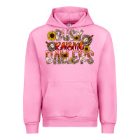 Fuchsia Pink Busy Raising Ballers Urban Hoodie - CowhideDigitalArt