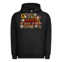 Pigment Black Busy Raising Ballers Urban Hoodie - CowhideDigitalArt