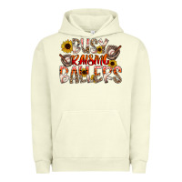 Pigment Pistachio Busy Raising Ballers Urban Hoodie - CowhideDigitalArt
