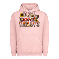 Pigment Salmon Busy Raising Ballers Urban Hoodie - CowhideDigitalArt
