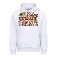 White Busy Raising Ballers Urban Hoodie - CowhideDigitalArt
