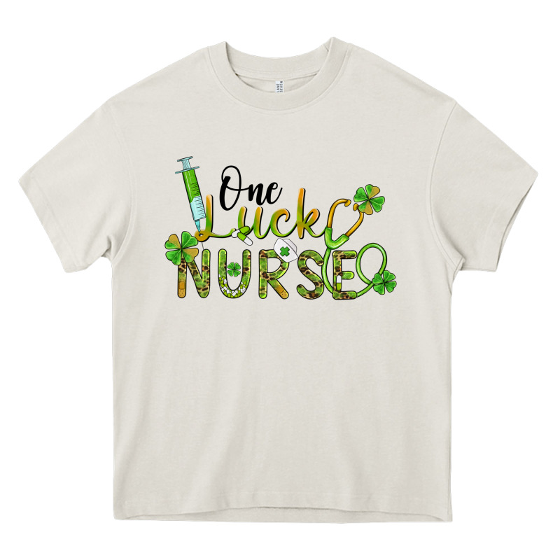 One Lucky Nurse Heavy Core Tee by BarkalooDesign | Teevron
