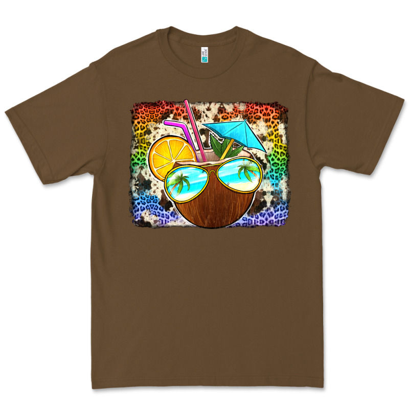 Coconut Drink With Sunglasses Premium Tee by Jasminsmagicworld | Teevron