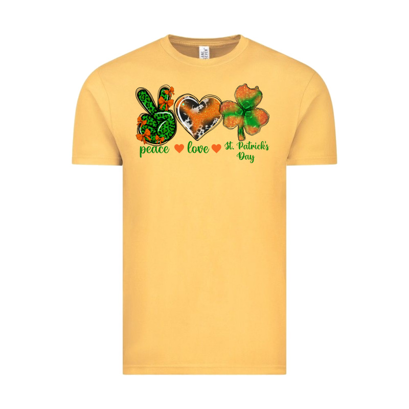 Peace Love St.patrick's Day Vintage Tee by BundleAndBundleShop | Teevron
