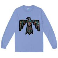 Colony Blue Black Aztec Thunderbird Long Sleeve Tee - Bettercallsaul