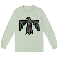 Matcha Black Aztec Thunderbird Long Sleeve Tee - Bettercallsaul