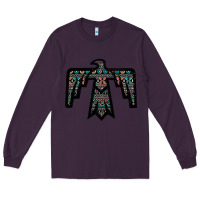 Plum Black Aztec Thunderbird Long Sleeve Tee - Bettercallsaul
