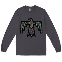 Smoke Black Aztec Thunderbird Long Sleeve Tee - Bettercallsaul