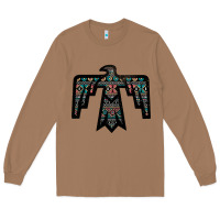 Toasted Coconut Black Aztec Thunderbird Long Sleeve Tee - Bettercallsaul