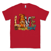 Red Love Fall Gnome Classic Tee - BundleAndBundleShop