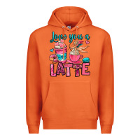 Carrot love you a latte Premium Hoodie - OliviaCreatesArt