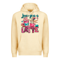Pina Colada love you a latte Premium Hoodie - OliviaCreatesArt