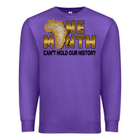 Purple One month can't hold our history Premium Sweatshirt - FaDigitalArtStudio