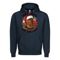 Navy dear santa just send cows Zipper Hoodie - CowGirlArtShop