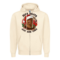 Sandshell dear santa just send cows Zipper Hoodie - CowGirlArtShop