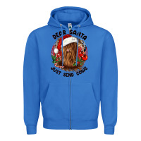 True Royal dear santa just send cows Zipper Hoodie - CowGirlArtShop