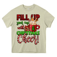 Mossy fill up your cup with christmas cheer Heavy Core Tee - Jasminsmagicworld