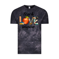 Cloud Black teach love inspıre Vintage Tee - JahusDesignShop
